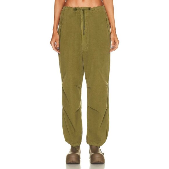 DARKPARK Blair Vintage Trousers in Military Green Large New Womens Baggy Pants - Picture 5 of 16